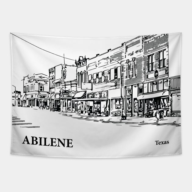 Abilene Texas Tapestry by Lakeric