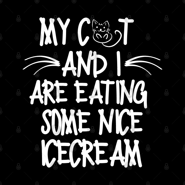 My cat and I are eating some nice icecream by mksjr