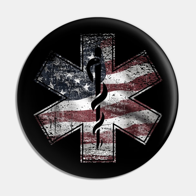 4th of July Paramedic T-Shirt EMS EMT USA American Flag Tee Pin by Haley Tokey