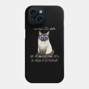 Hungrige Katze Phone Case