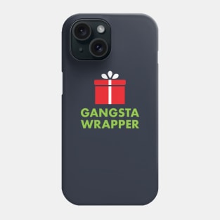 Gangsta Wrapper: Funny Christmas Present Wrapping Paper Apparel Phone Case