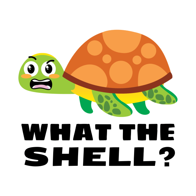 What the Shell? - Turtle Pun by Allthingspunny