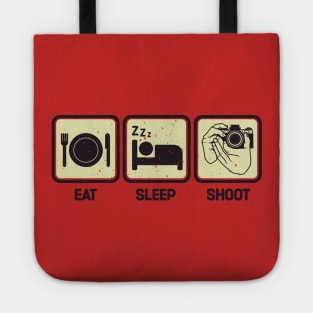 Eat, Sleep, Shoot - Funny Photographer Tote