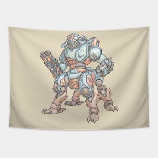 Overwatch Orisa Dynastinae Skin Faded Tapestry