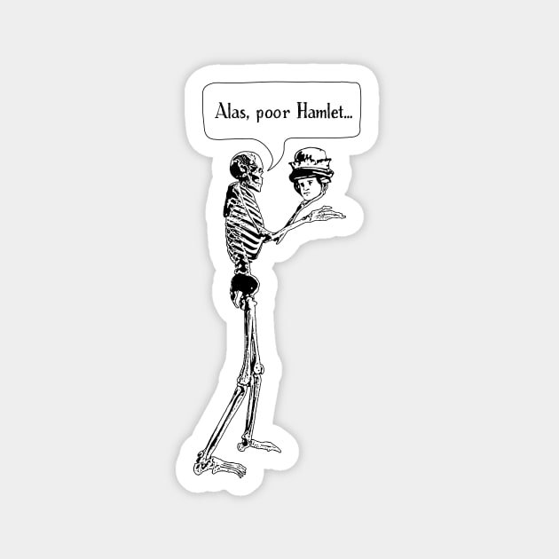 Alas, Poor Hamlet Magnet by LordNeckbeard