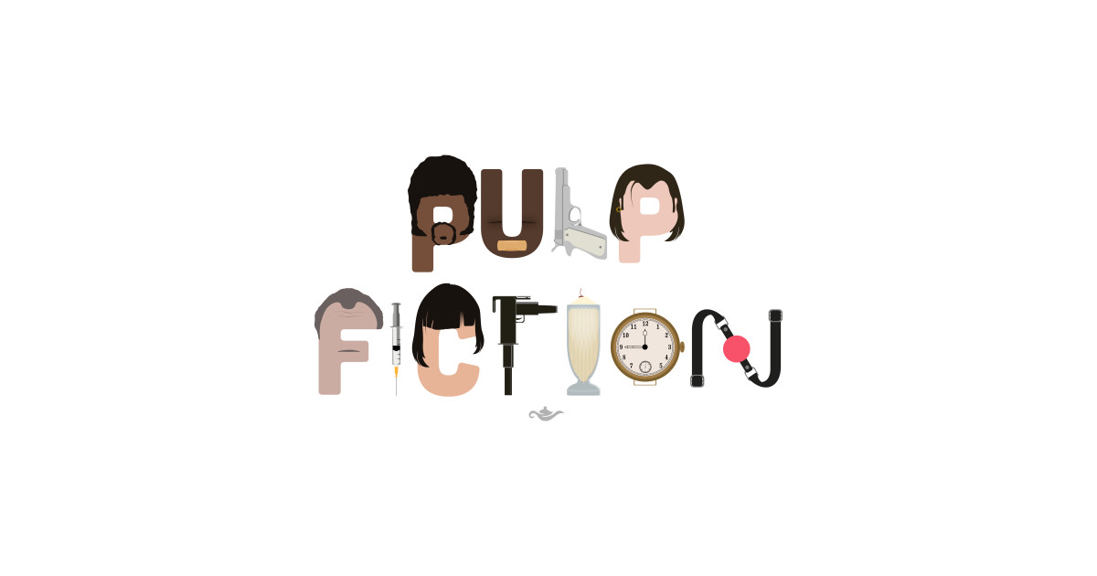 Pulp Fiction Typography By Grantedesigns