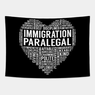 Immigration Paralegal Heart Tapestry