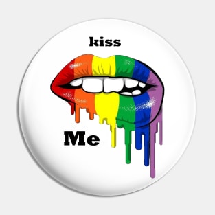 LGBT lips let yourself go Pin