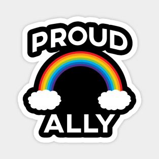 'Proud Ally' LGBT Supporter Magnet