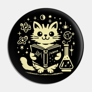 Cats Love Science Pin