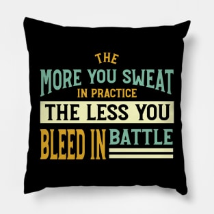 Martial Arts Saying for Fighters Pillow