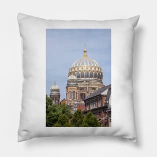 New Synagogue, Oranienburger Strasse,, Berlin, Germany Pillow