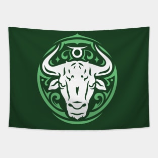 Vintage Taurus Zodiac Symbol // Proud Taurus Horoscope Sign Astrology Tapestry