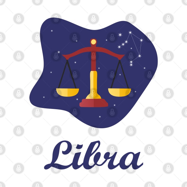 Libra Zodiac Sign Constellation Sky by zadaID