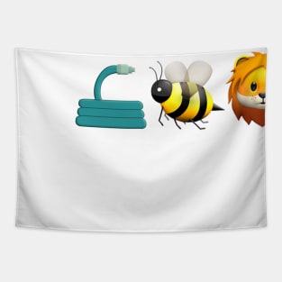 Hose Bee Lion Emoji T-Shirt Tapestry