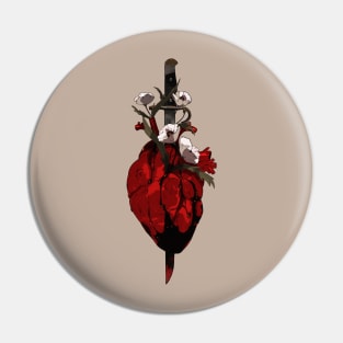 HEART and BAYONET Pin