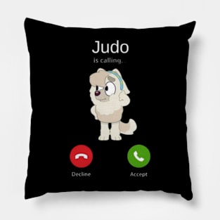 calling bluey Pillow