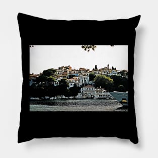 View of the city Pillow