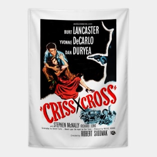 Criss Cross Vintage Poster Tapestry