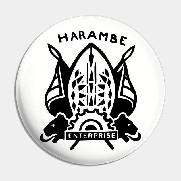 Harambe Crest Pin by Mouse Magic with John and Joie