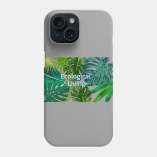 Eco-local living,palm tree,summer,summertime,summer season Phone Case