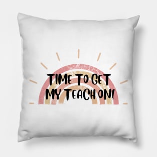 Time to get my teach on! Pillow