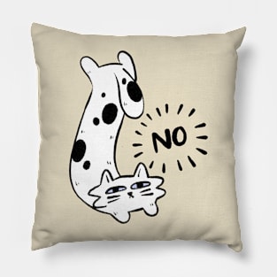 Cat says no Pillow