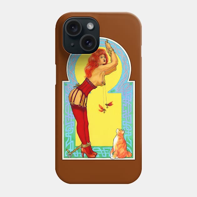 Kitty Bondage Phone Case by DarlaHallmark