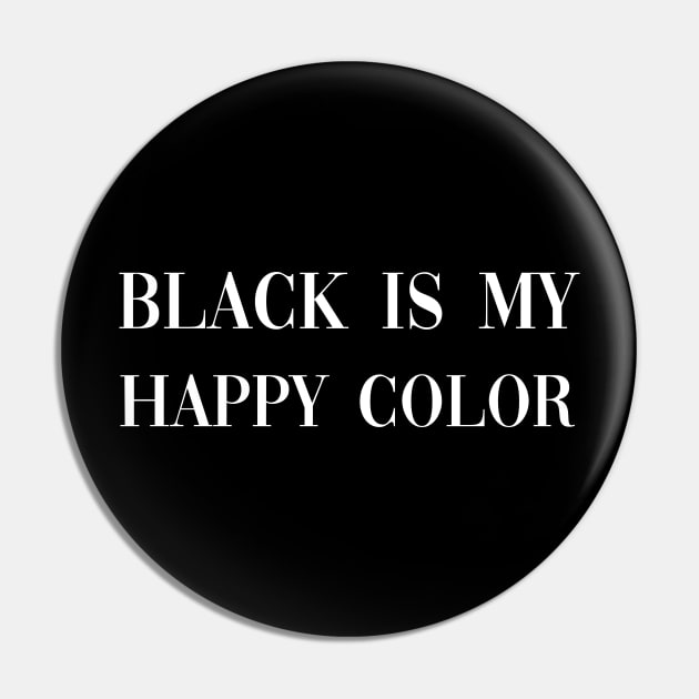 Black is my happy color Pin by kapotka