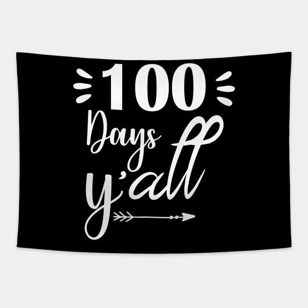 100 days y'all Tapestry by aborefat2018