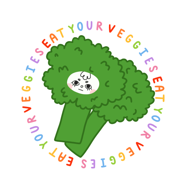 eat your veggies by Zoey Delia