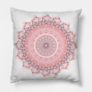 Tribal Hogfish Mandala Pillow