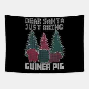 Dear Santa Just Bring Guinea Pig Tapestry