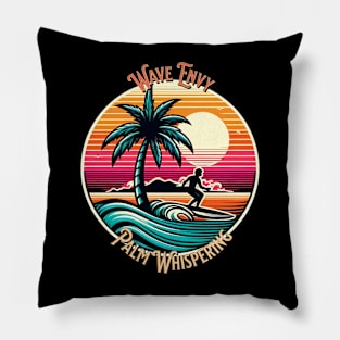 Tropical Wave Rider Pillow