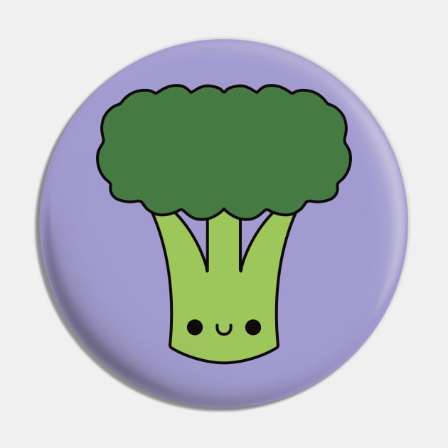 Cute Kawaii Broccoli Pin by KawaiiByDice