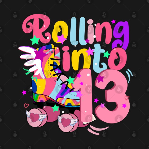 rolling into 13 - 13th birthday girl roller skates theme party by savage land 