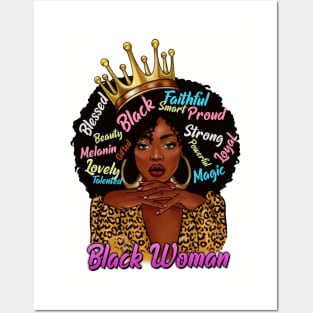 wild strawberry - Black Girl Magic - Posters and Art Prints