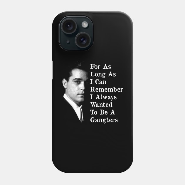 Goodfellas - Ray Liotta Vintage Halftone Style Phone Case by Tracy Daum