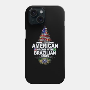 Christmas Tree  American Grown With Brazilian Roots - Gift for Brazilian From Brazil Phone Case