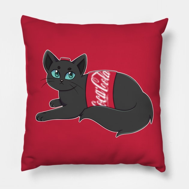 CokeCat Pillow by Arty Neko