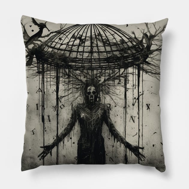 The Prisoner Pillow by Hackneyed Designs