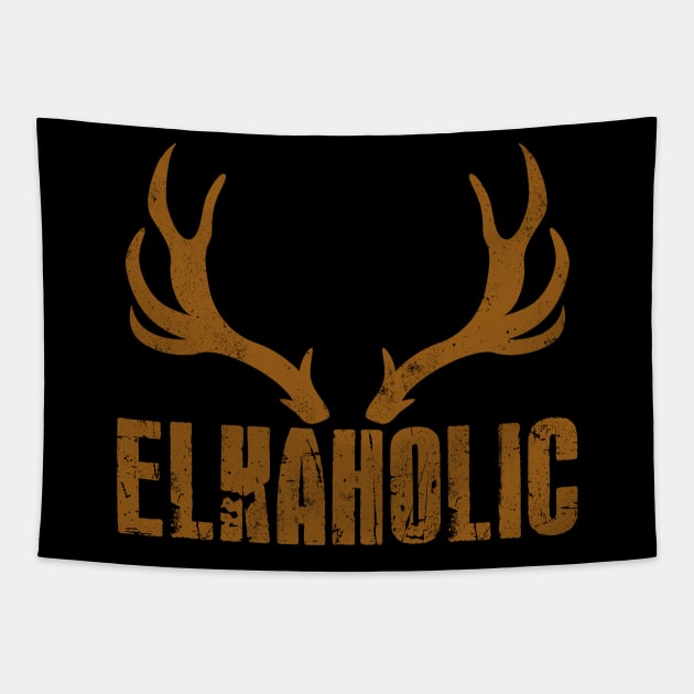 Hunting - Elkaholic Tapestry by Tee__Dot