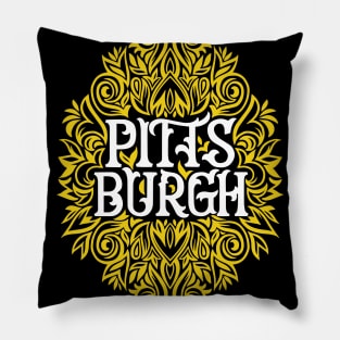 Pittsburgh Swirls Pillow