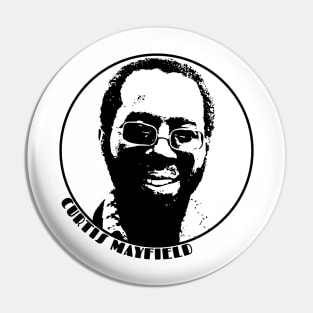 CURTIS MAYFIELD - Funk & Soul Superstar Pin