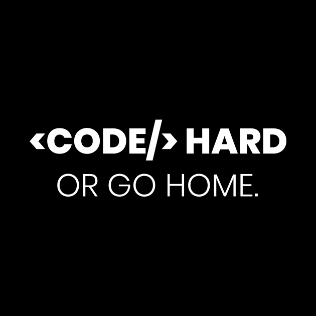 Code hard or go home - Programming by Meow Meow Cat