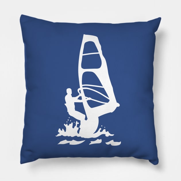 Windsurfing Pillow by sibosssr