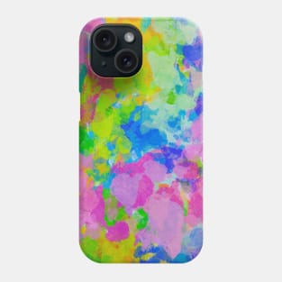 Colorful Abstract Watercolor Painting Phone Case