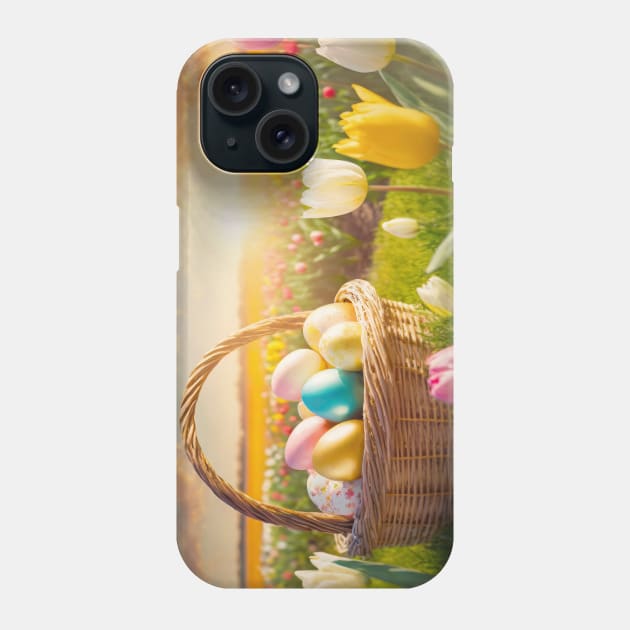 Easter basket Phone Case by psychoshadow