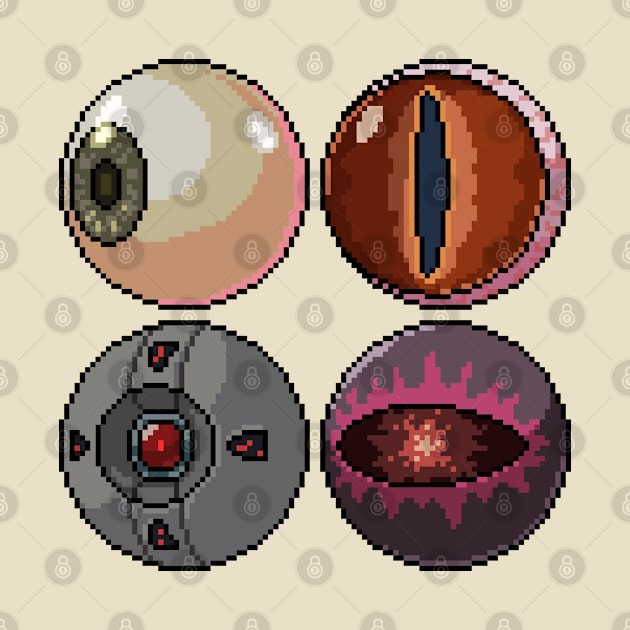 Pixel Isolated Eye Ball by Mako Design 