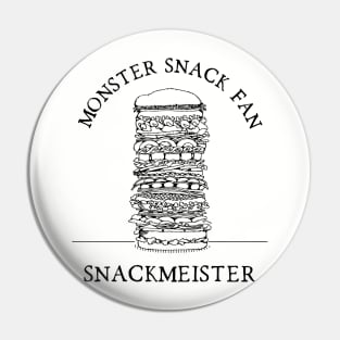 Monster Snack Fan Pin